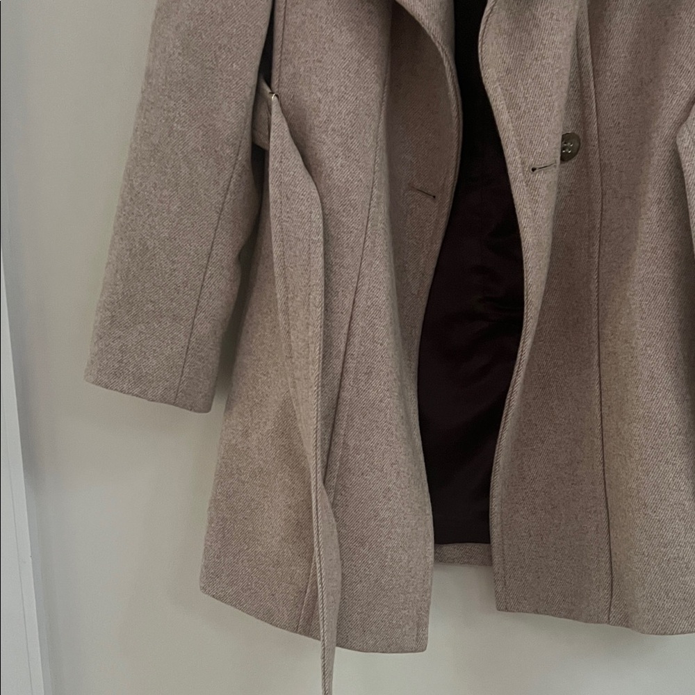 Calvin Klein Women's Beige Wool Wrap - Picture 4 of 16
